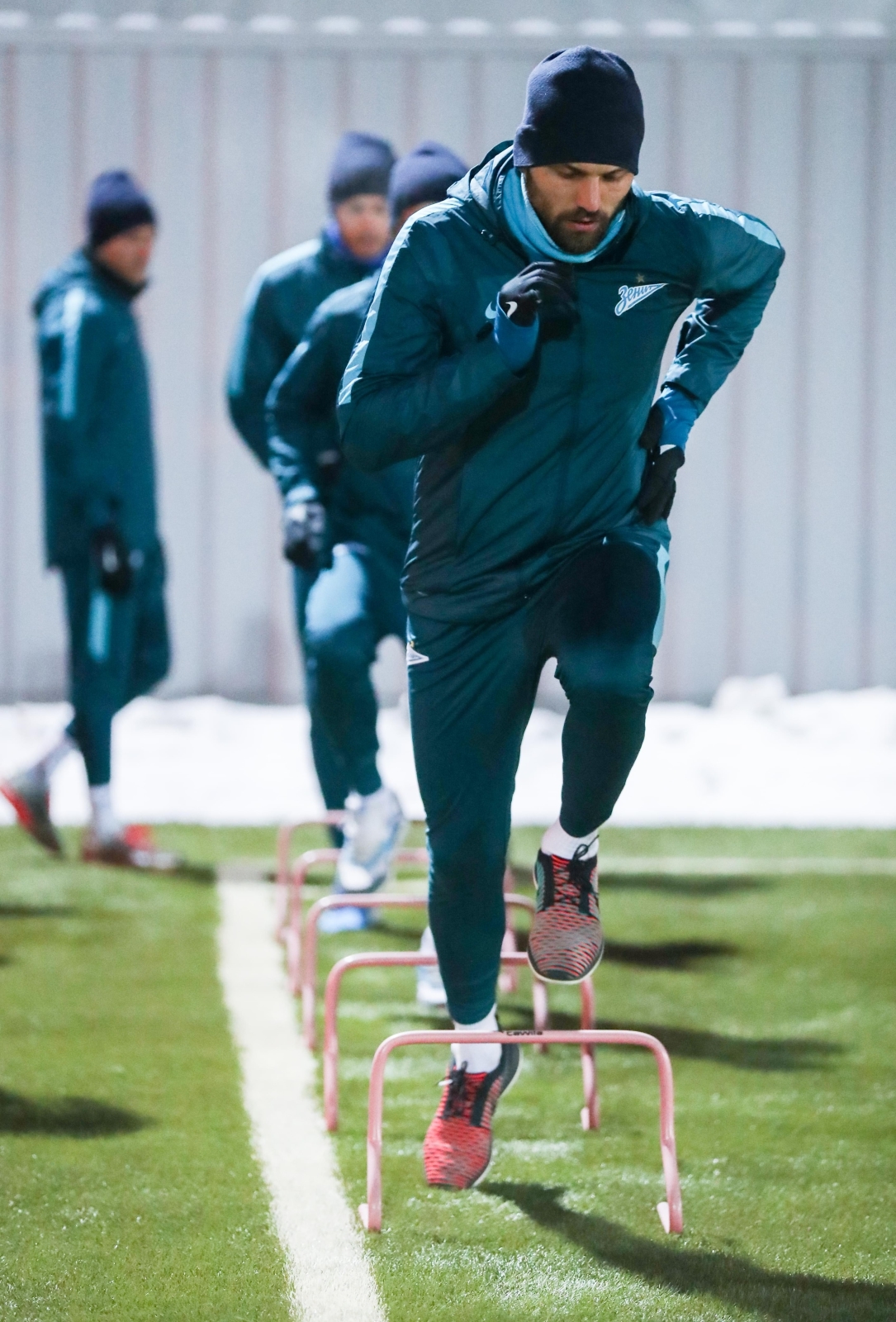 Тренировка «Зенита» перед сборами в Испании