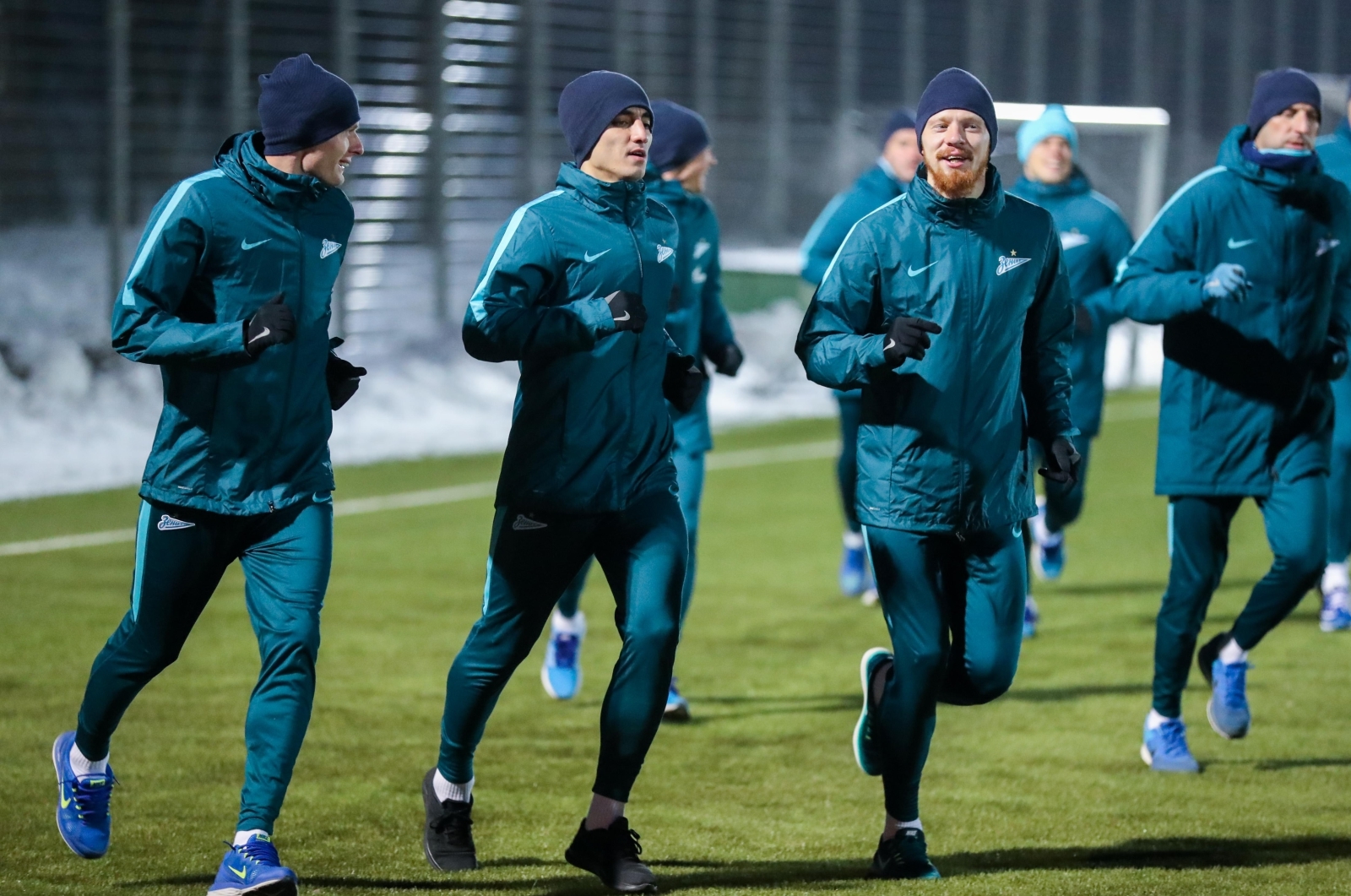 Тренировка «Зенита» перед сборами в Испании