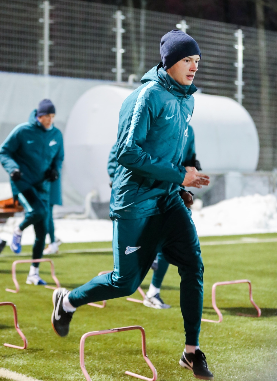 Тренировка «Зенита» перед сборами в Испании