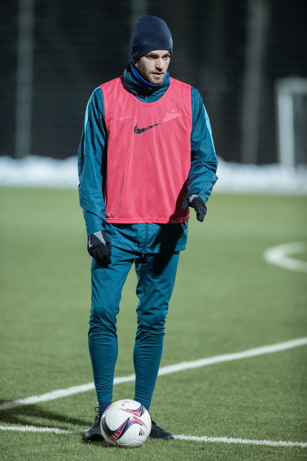 Тренировка «Зенита» перед сборами в Испании