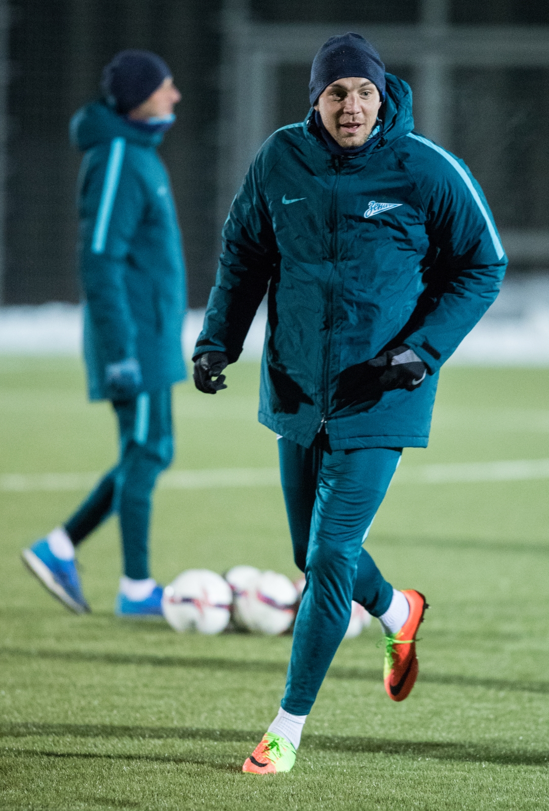 Тренировка «Зенита» перед сборами в Испании