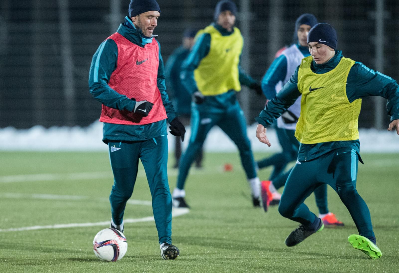 Тренировка «Зенита» перед сборами в Испании