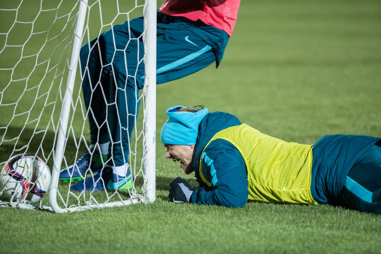 Тренировка «Зенита» перед сборами в Испании