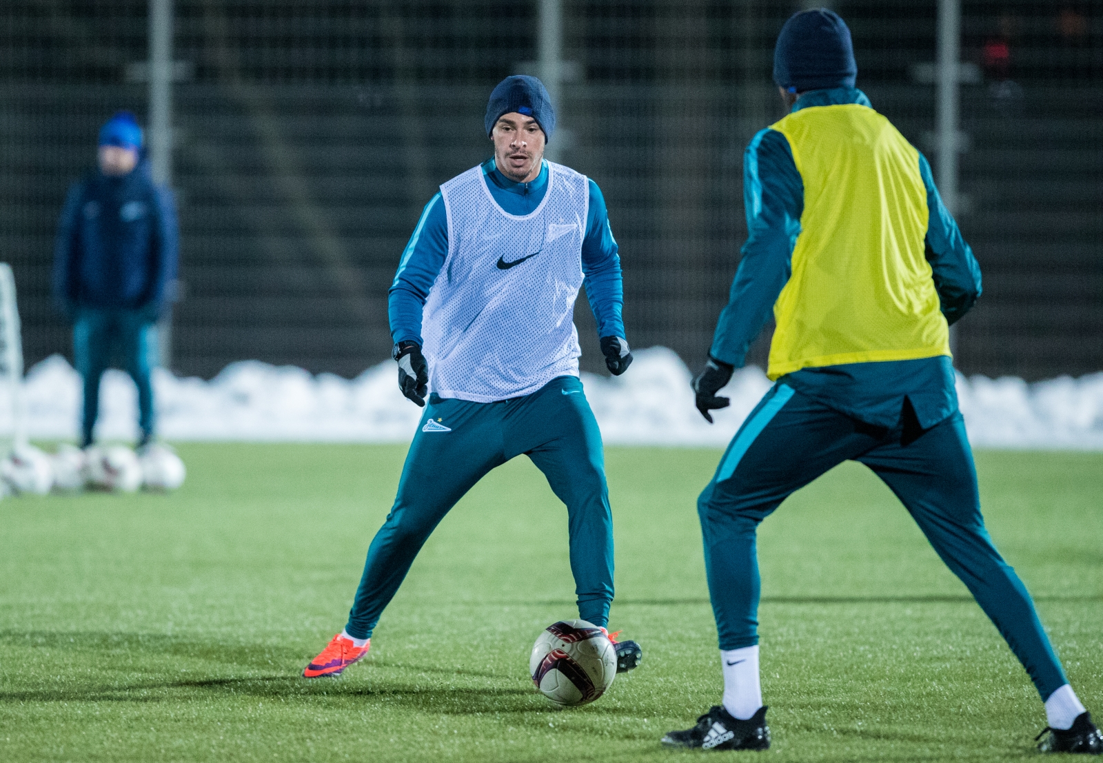 Тренировка «Зенита» перед сборами в Испании