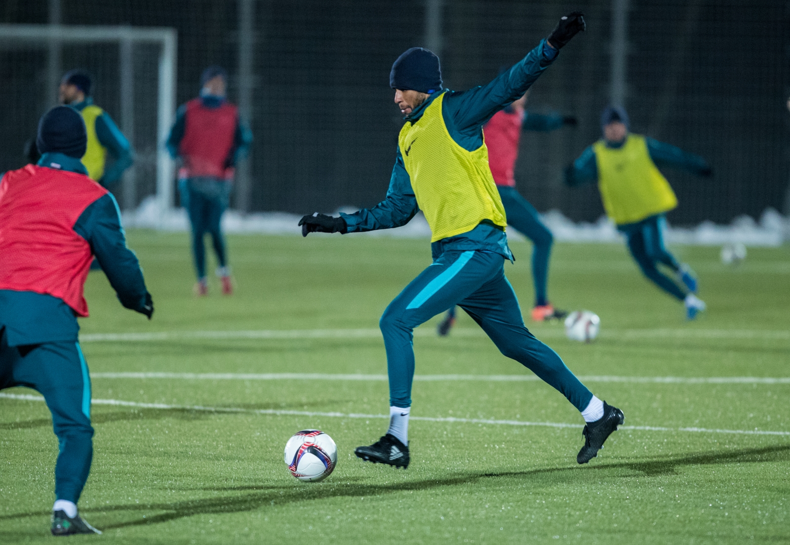 Тренировка «Зенита» перед сборами в Испании