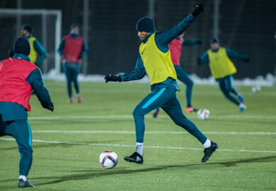 Тренировка «Зенита» перед сборами в Испании