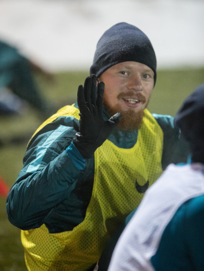 Тренировка «Зенита» перед сборами в Испании