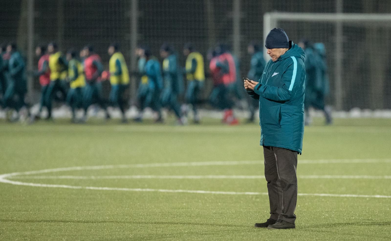 Тренировка «Зенита» перед сборами в Испании