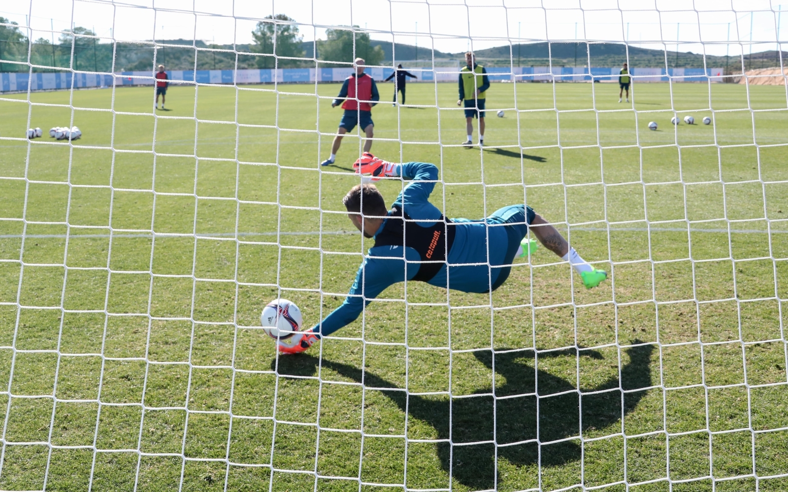 Вторые «Газпром»-тренировочные сборы в Испании: 28 января, утренняя тренировка