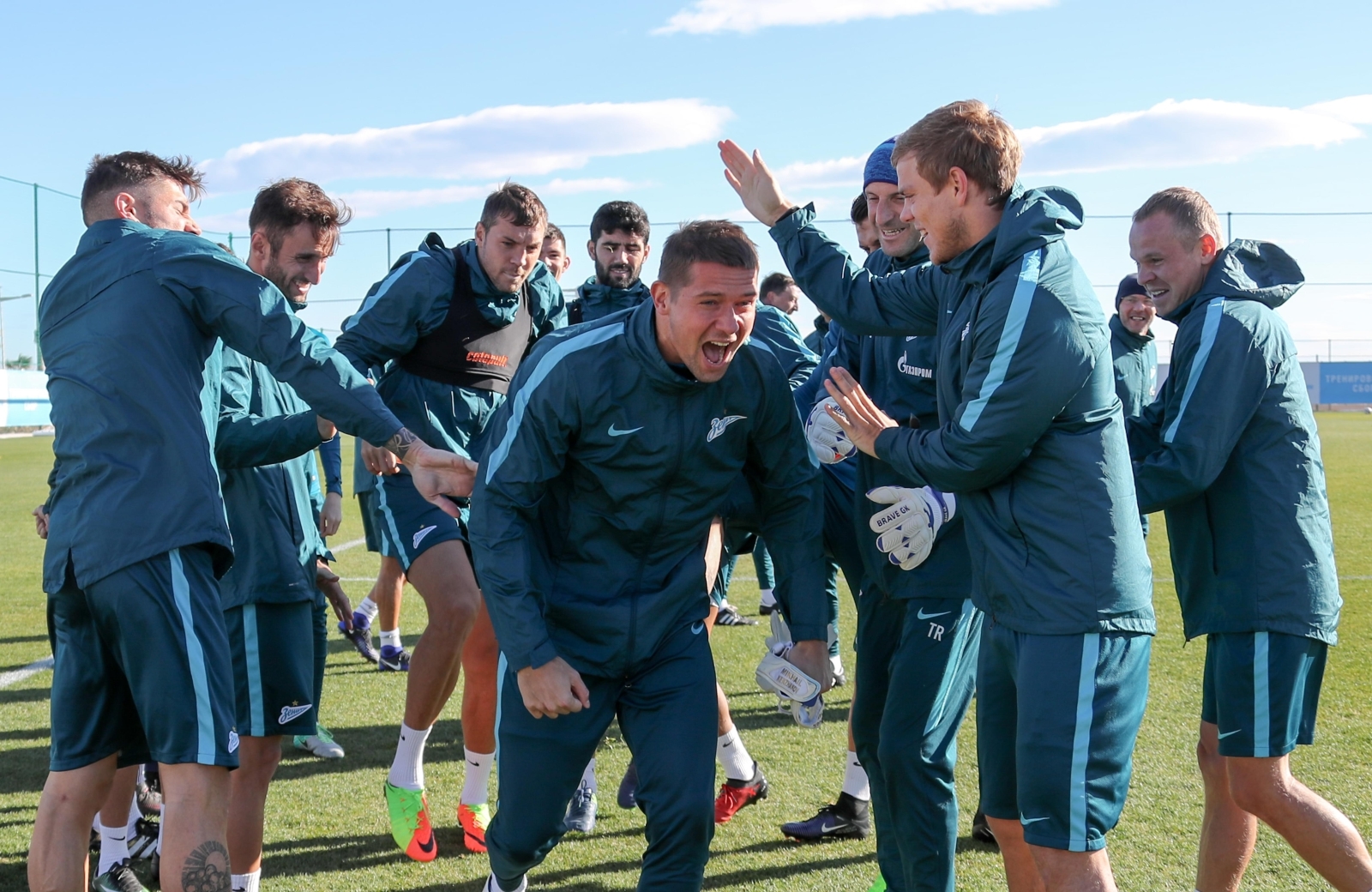 Вторые «Газпром»-тренировочные сборы в Испании: 28 января, утренняя тренировка