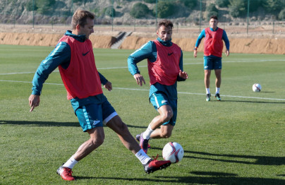 Вторые «Газпром»-тренировочные сборы в Испании: 28 января, утренняя тренировка