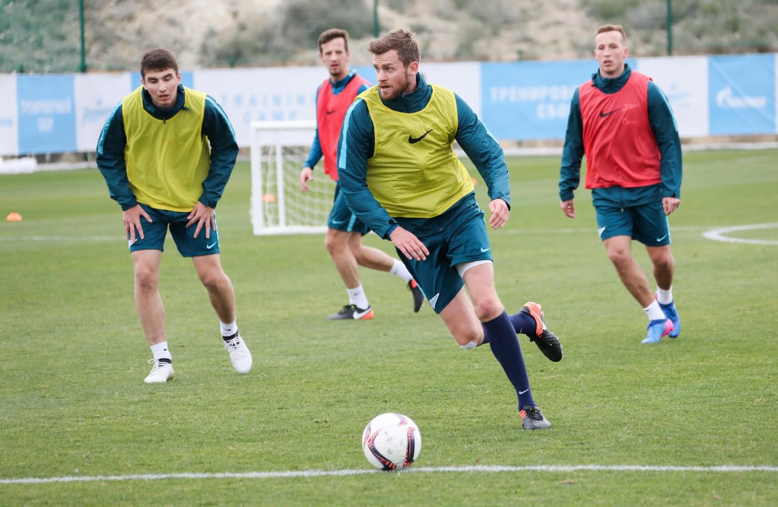 Вторые «Газпром»-тренировочные сборы в Испании: 29 января, утренняя тренировка