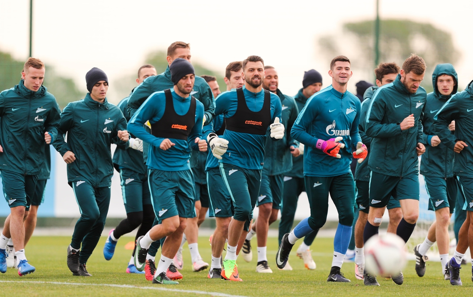 Вторые «Газпром»-тренировочные сборы в Испании: 29 января, утренняя тренировка