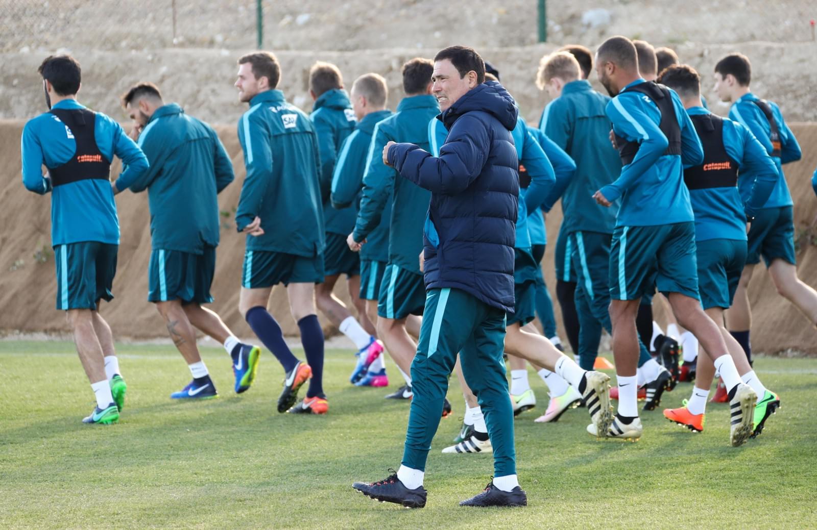 Вторые «Газпром»-тренировочные сборы в Испании: 29 января, вечерняя тренировка