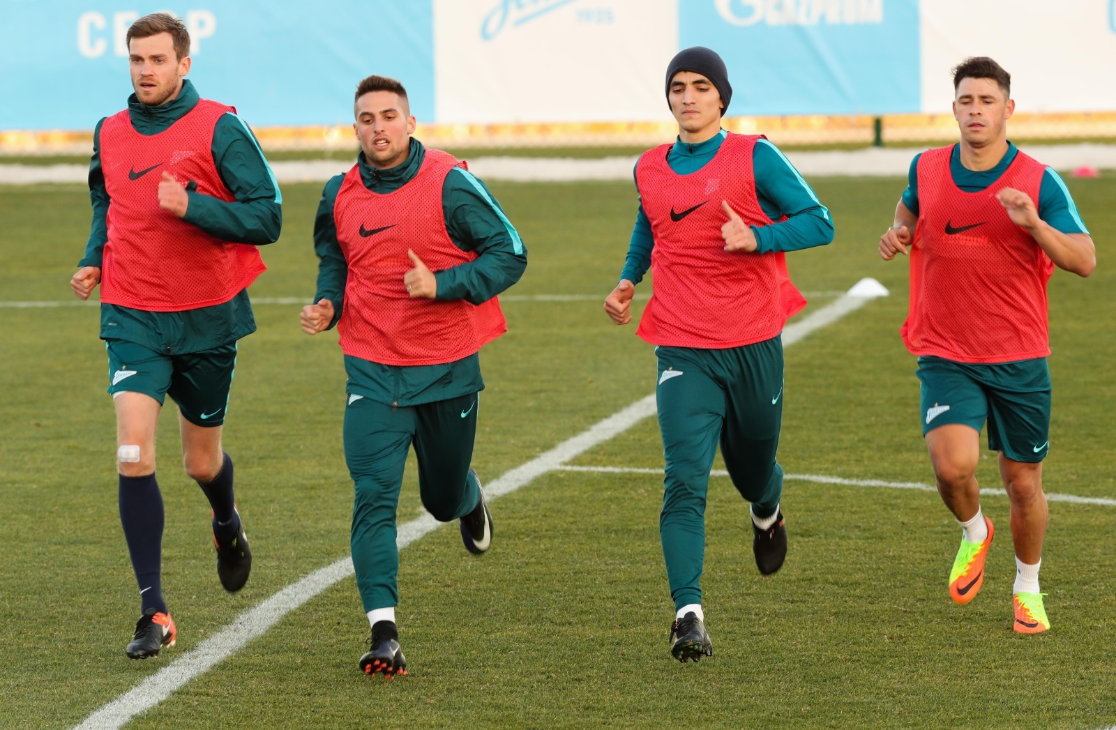 Вторые «Газпром»-тренировочные сборы в Испании: 29 января, вечерняя тренировка