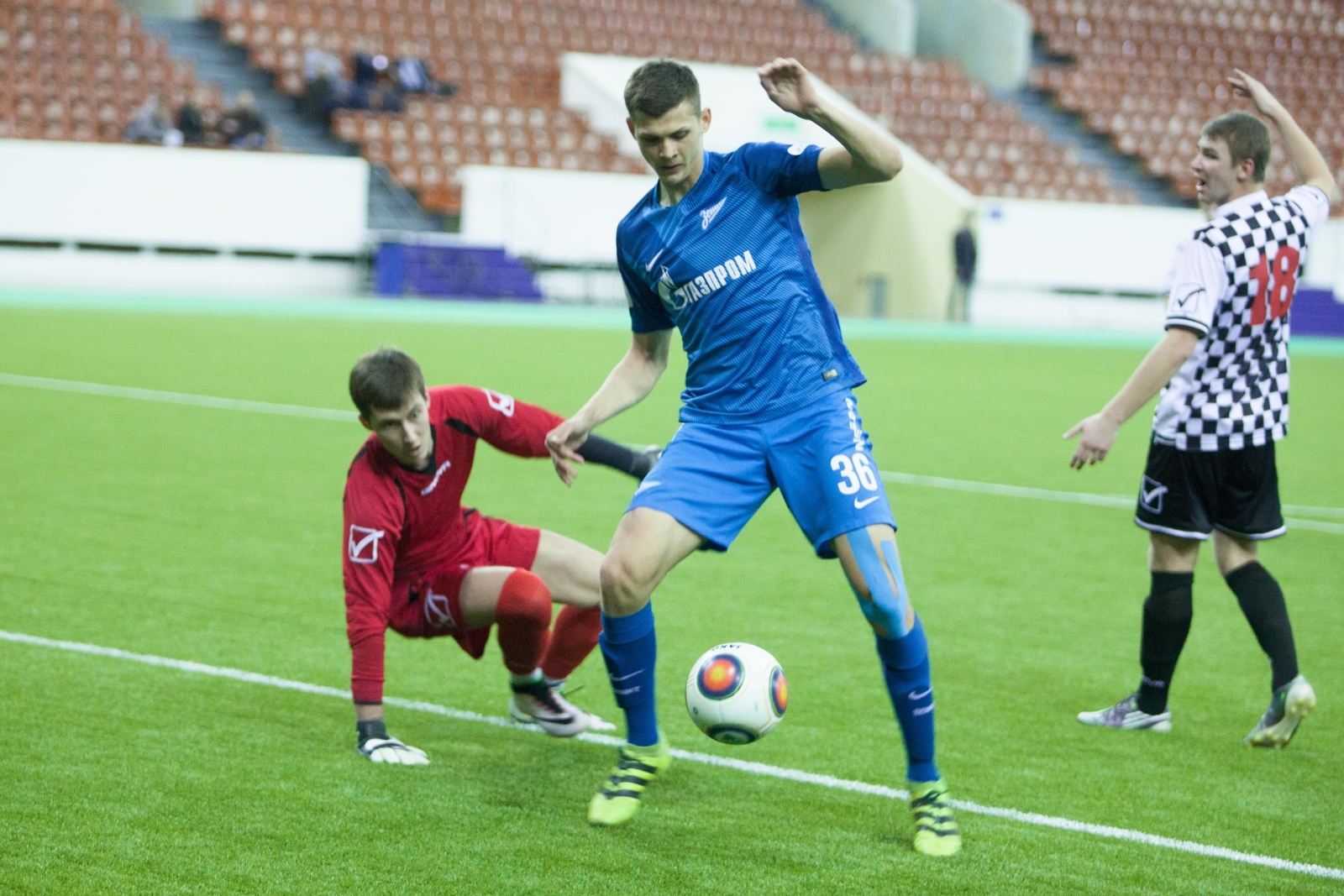 Зимний турнир МРО «Северо-Запад» на призы Полномочного представителя Президента России в Северо-Западном федеральном округе, матч «Петербург»- «Зенит»-2