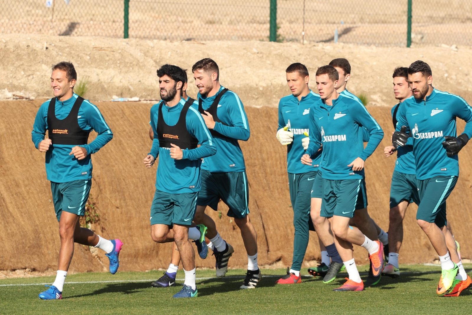 Вторые «Газпром»-тренировочные сборы в Испании: 31 января, утренняя тренировка