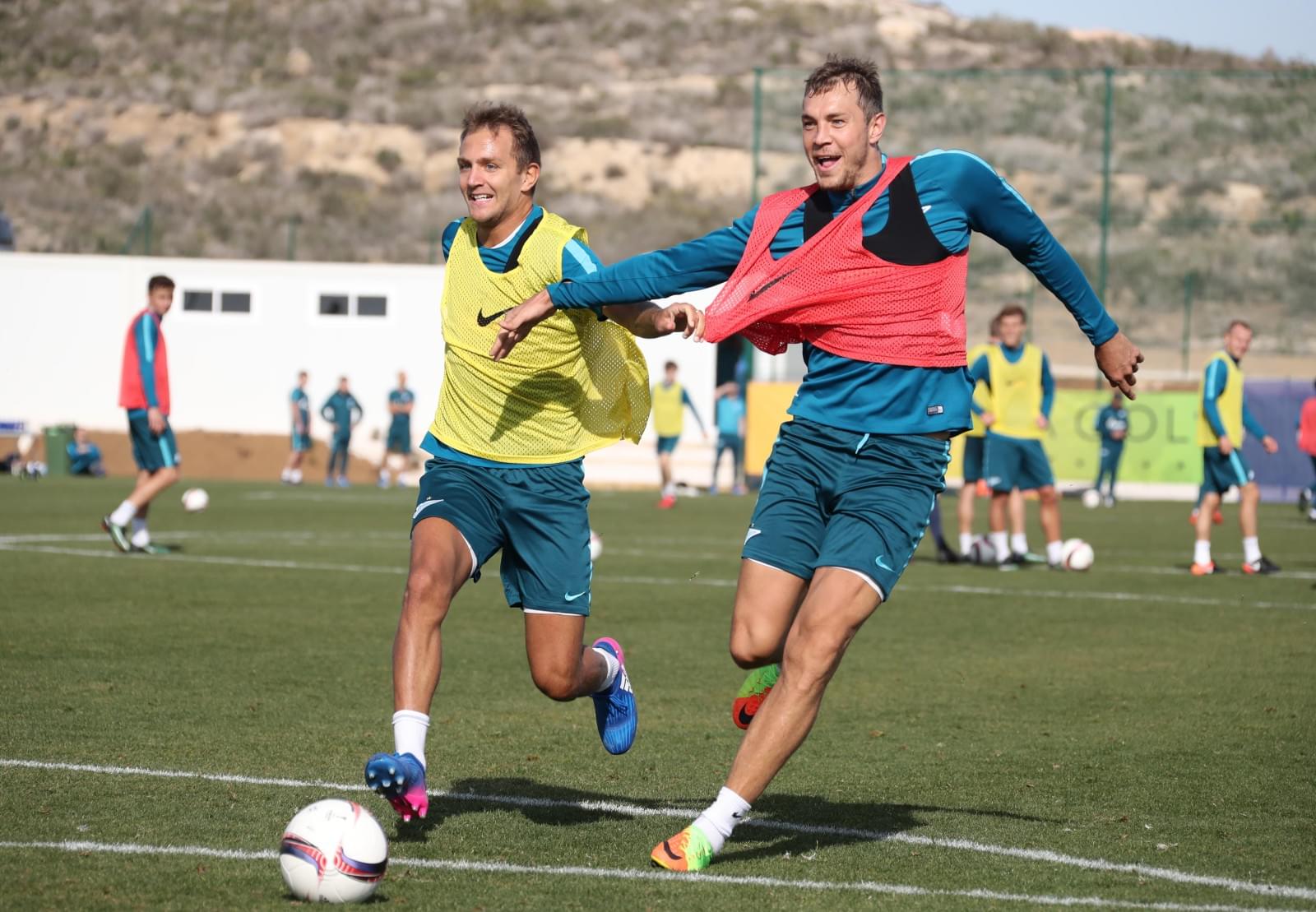 Вторые «Газпром»-тренировочные сборы в Испании: 31 января, утренняя тренировка