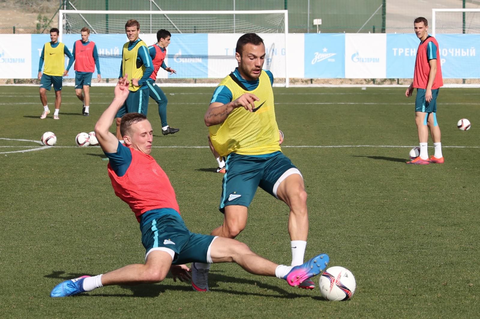 Вторые «Газпром»-тренировочные сборы в Испании: 31 января, утренняя тренировка