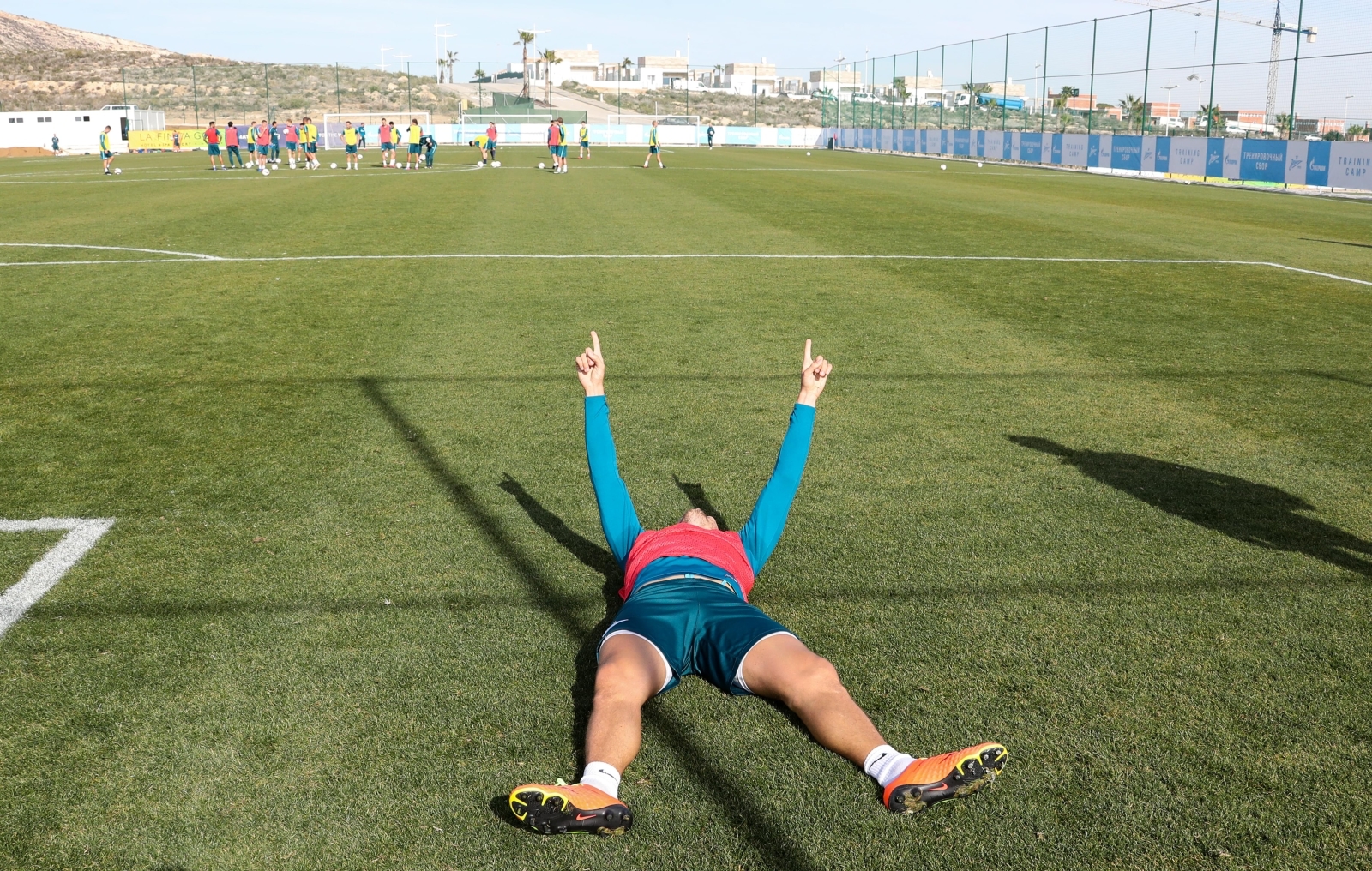 Вторые «Газпром»-тренировочные сборы в Испании: 31 января, утренняя тренировка