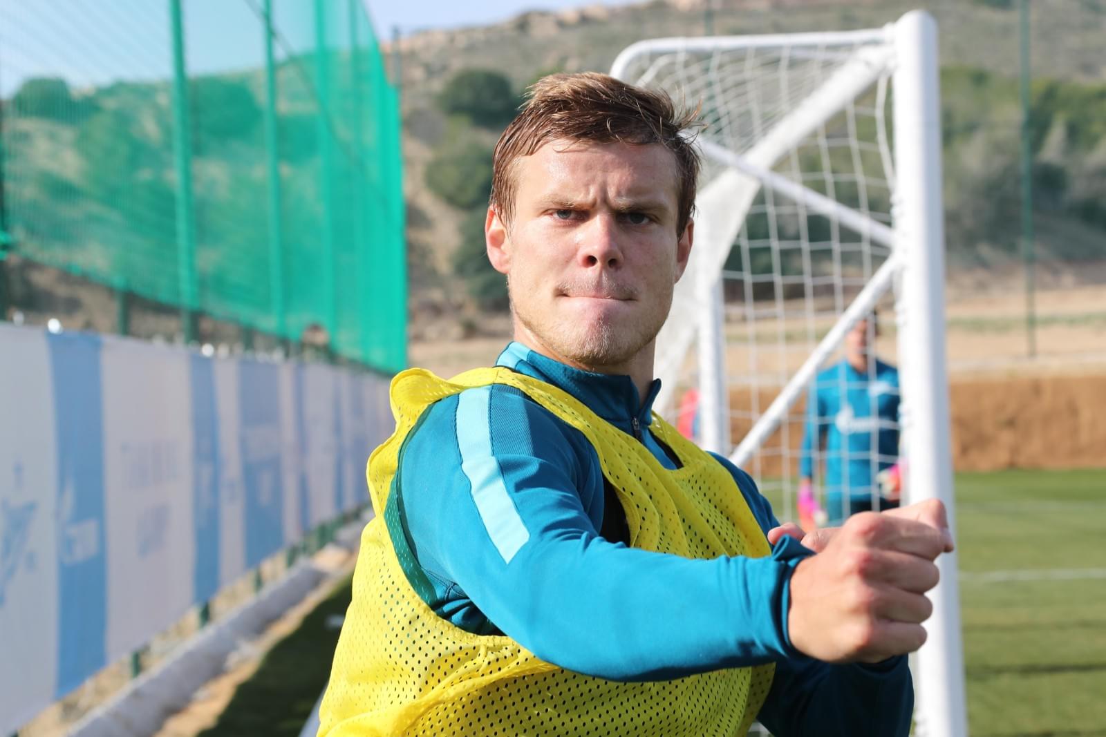 Вторые «Газпром»-тренировочные сборы в Испании: 31 января, утренняя тренировка