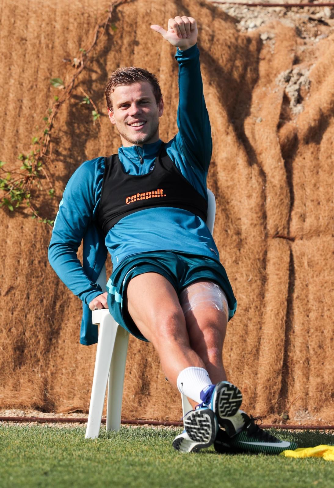 Вторые «Газпром»-тренировочные сборы в Испании: 31 января, утренняя тренировка