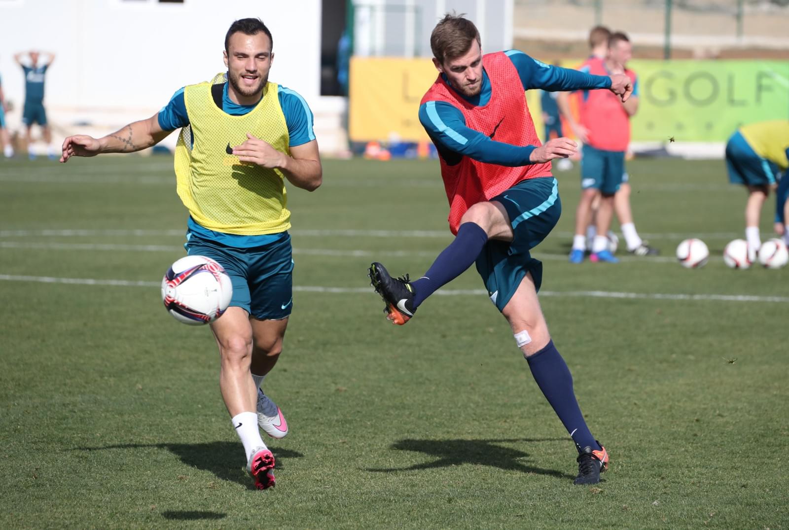 Вторые «Газпром»-тренировочные сборы в Испании: 31 января, утренняя тренировка