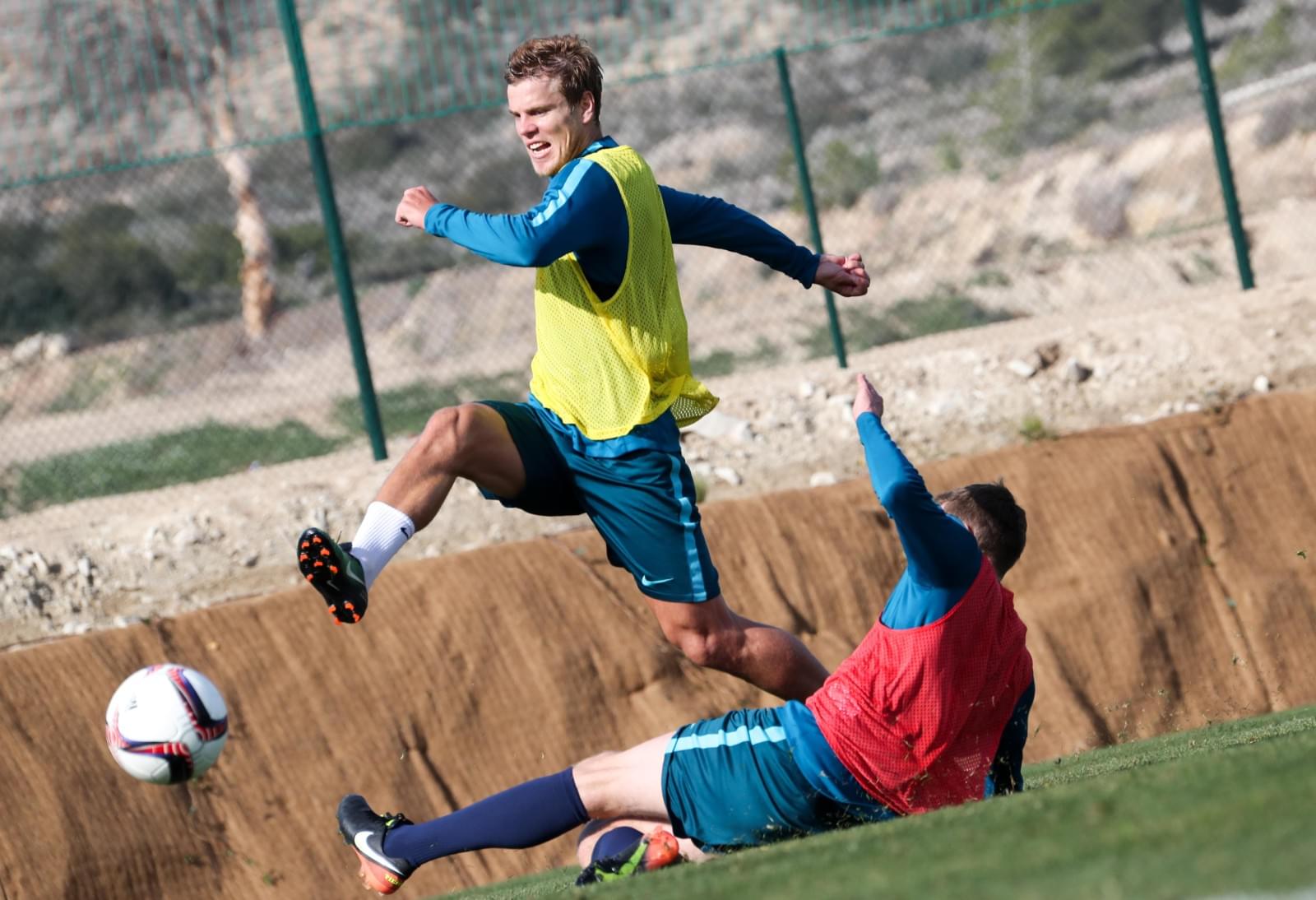 Вторые «Газпром»-тренировочные сборы в Испании: 31 января, утренняя тренировка