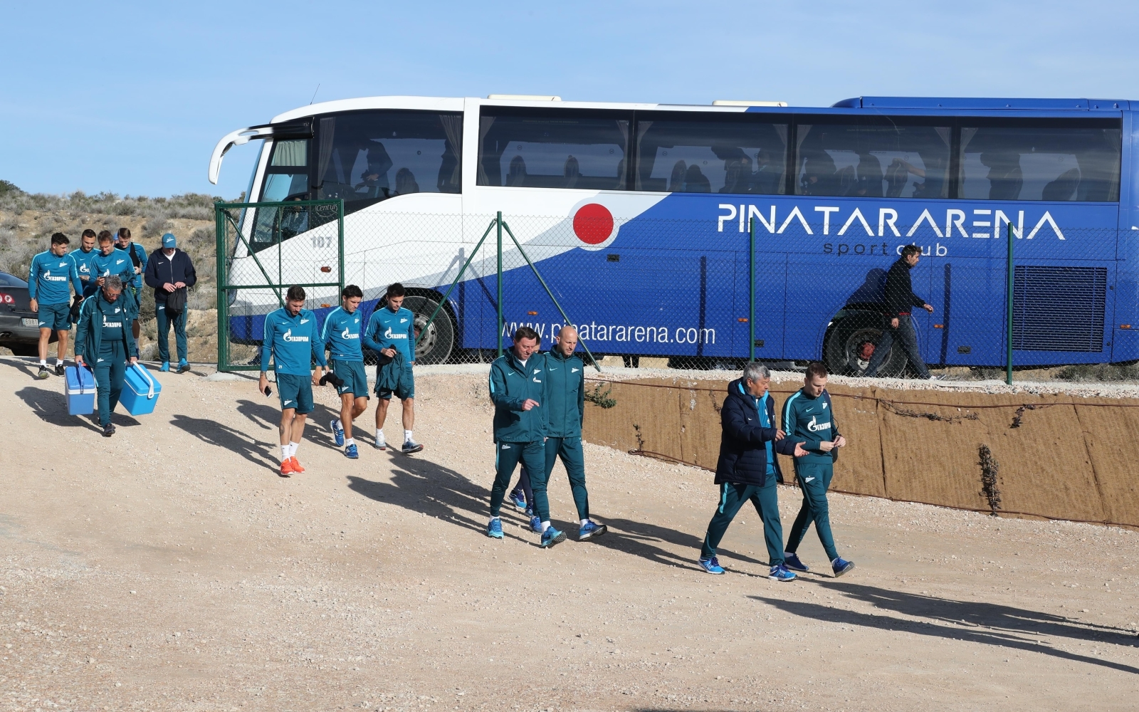 Вторые «Газпром»-тренировочные сборы в Испании: 31 января, утренняя тренировка