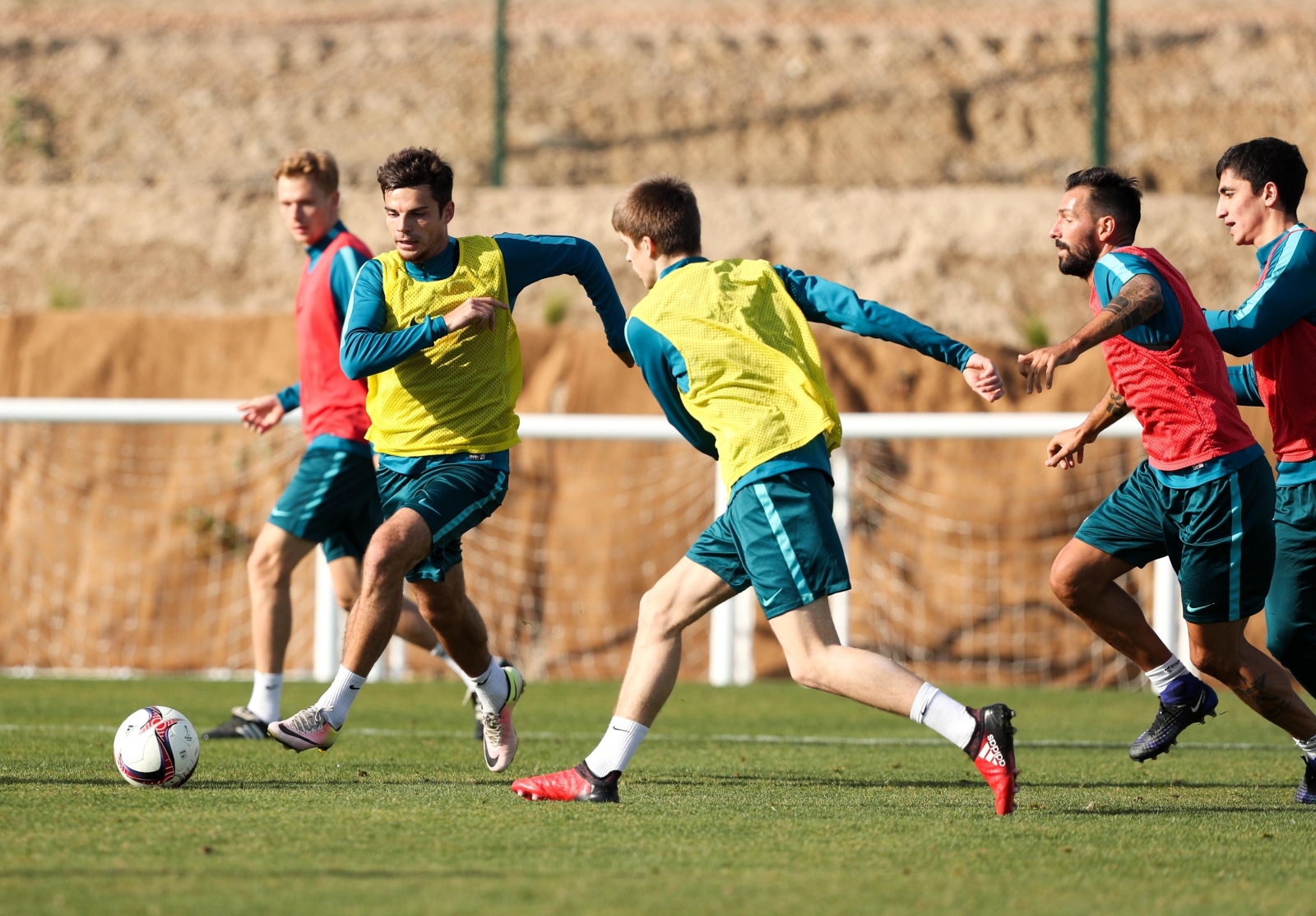 Вторые «Газпром»-тренировочные сборы в Испании: 31 января, утренняя тренировка