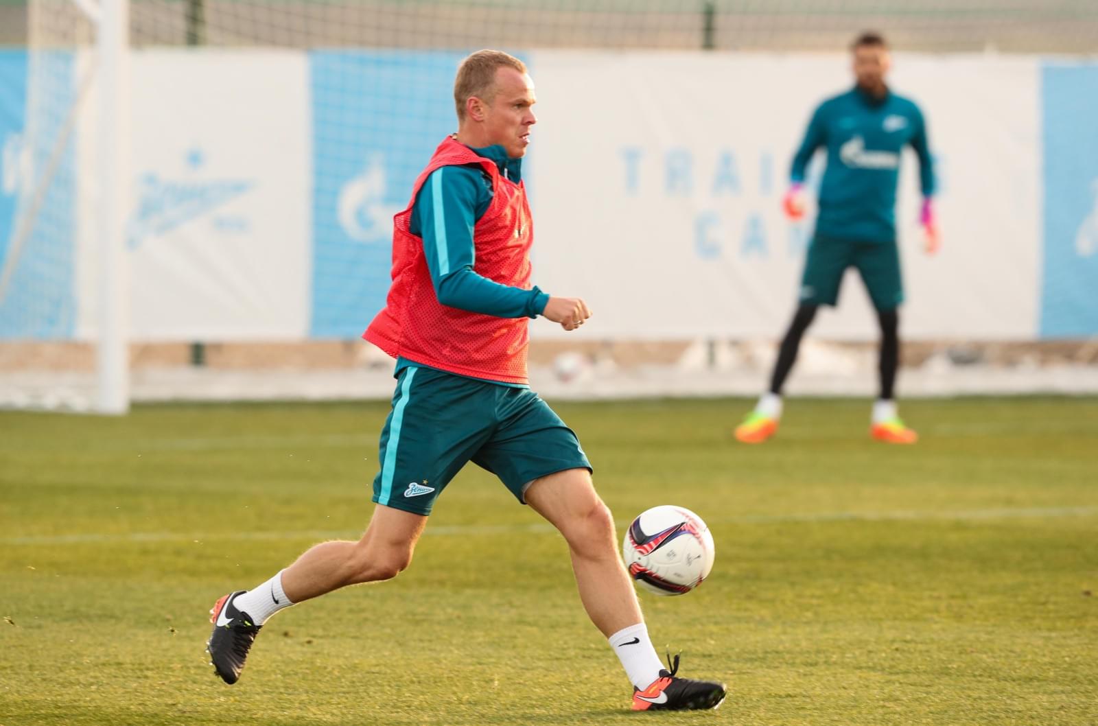 Вторые «Газпром»-тренировочные сборы в Испании: 31 января, вечерняя тренировка