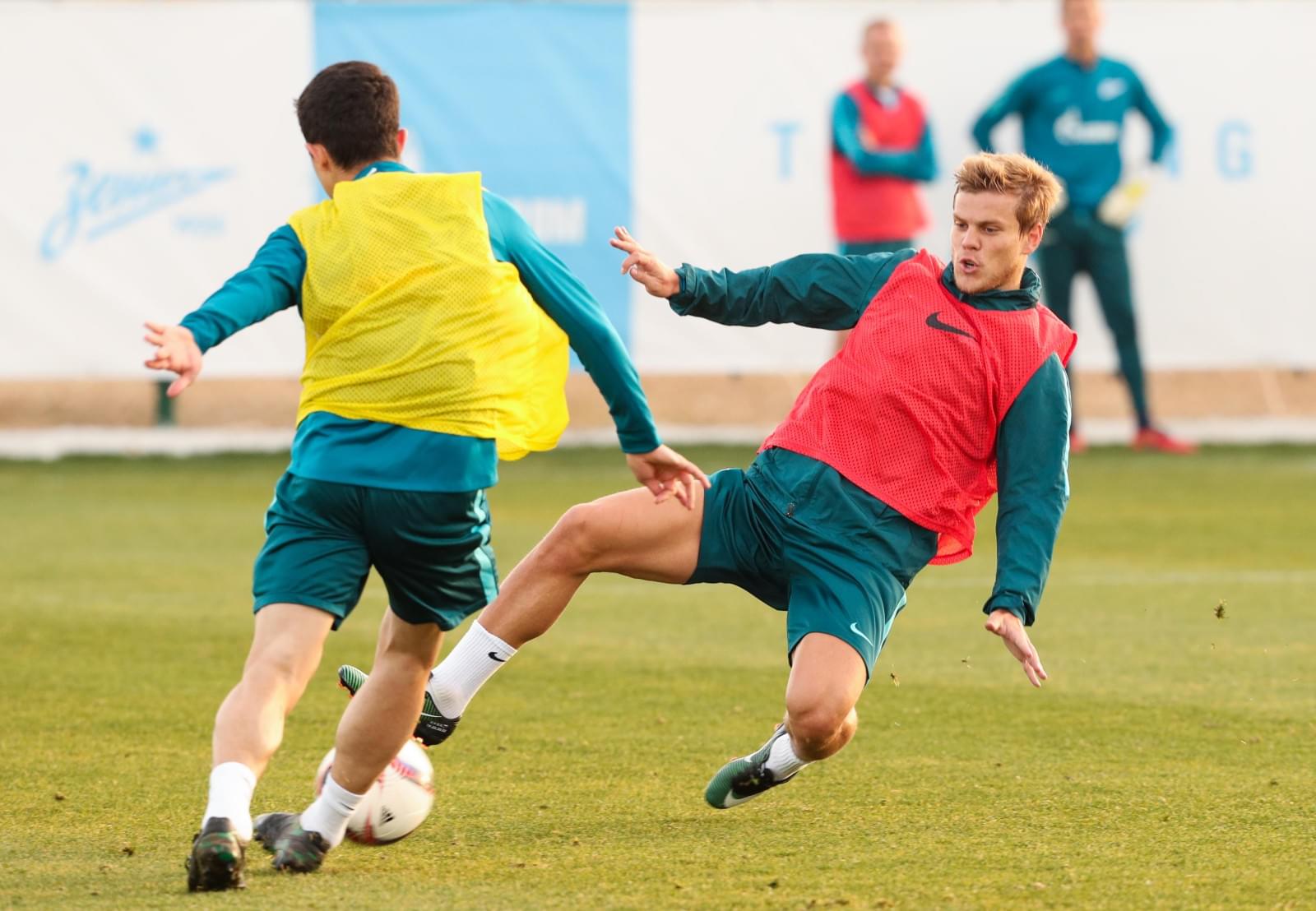 Вторые «Газпром»-тренировочные сборы в Испании: 31 января, вечерняя тренировка