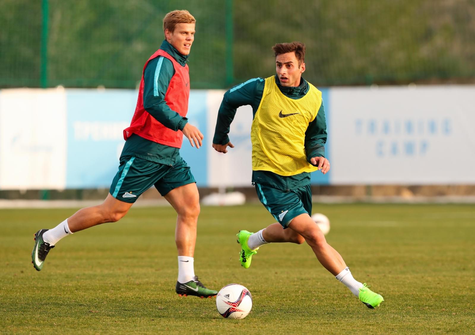 Вторые «Газпром»-тренировочные сборы в Испании: 31 января, вечерняя тренировка