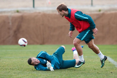 Вторые «Газпром»-тренировочные сборы в Испании: 31 января, вечерняя тренировка