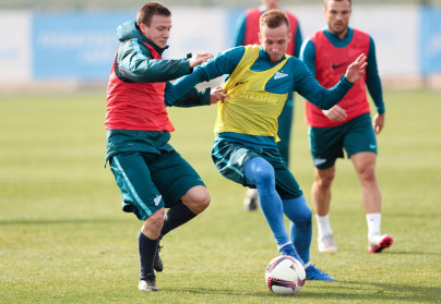 Вторые «Газпром»-тренировочные сборы в Испании: 3 февраля, утренняя тренировка
