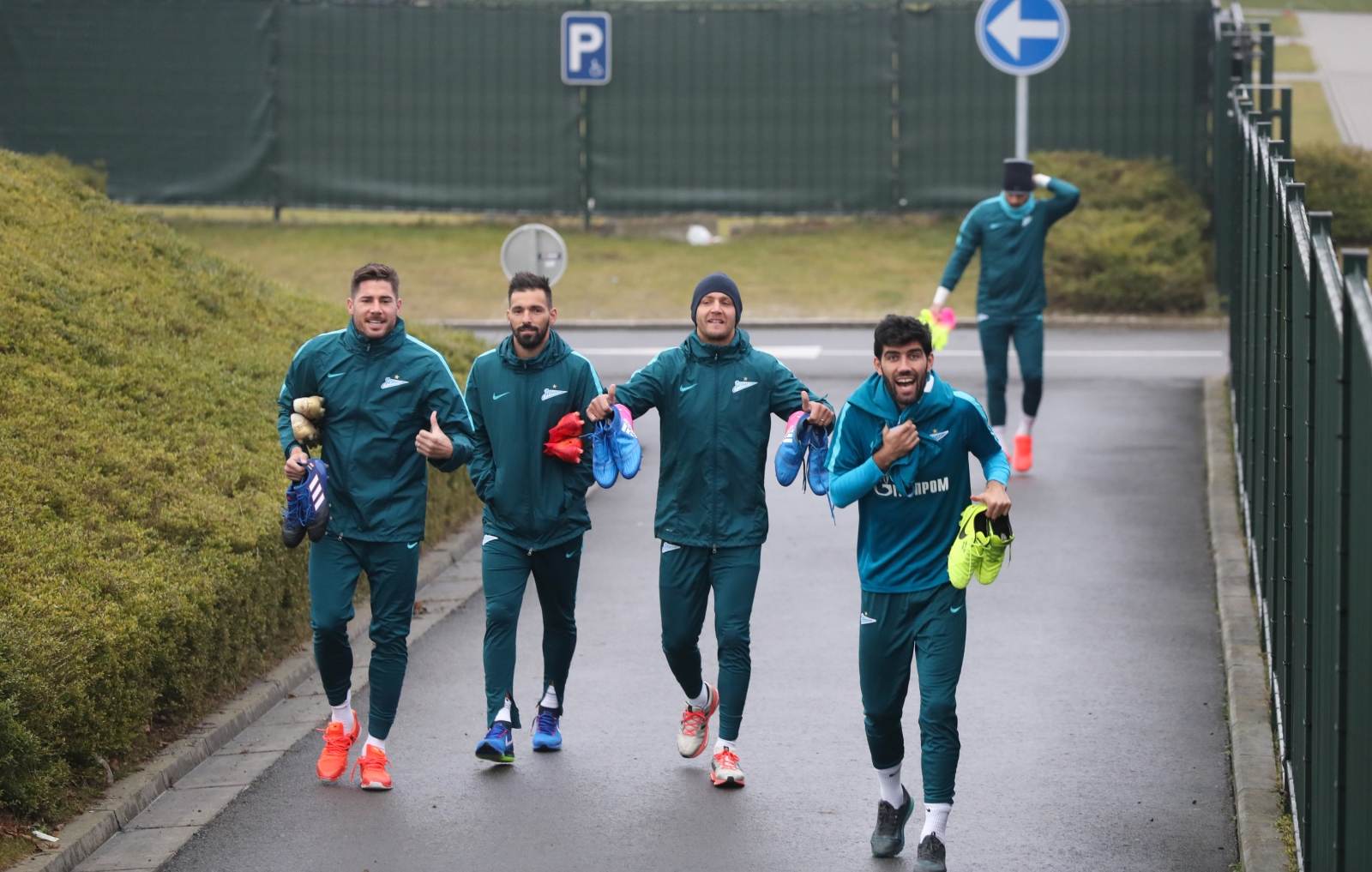 Третьи «Газпром»-тренировочные сборы в Бельгии: 11 февраля, вечерняя тренировка