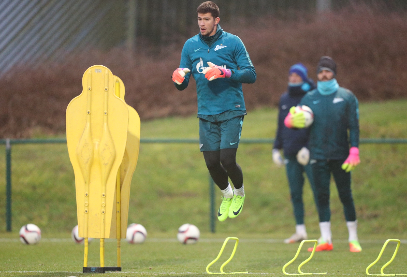 Третьи «Газпром»-тренировочные сборы в Бельгии: 11 февраля, вечерняя тренировка