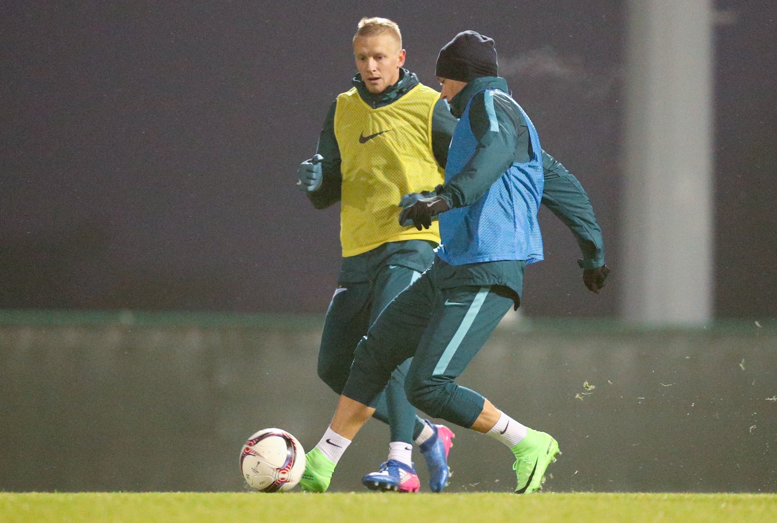 Третьи «Газпром»-тренировочные сборы в Бельгии: 11 февраля, вечерняя тренировка