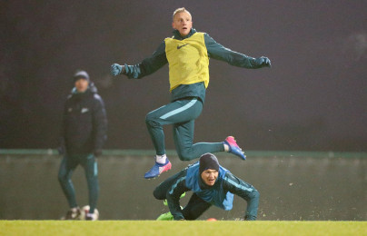 Третьи «Газпром»-тренировочные сборы в Бельгии: 11 февраля, вечерняя тренировка