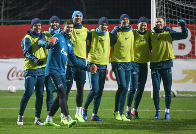 Третьи «Газпром»-тренировочные сборы в Бельгии: 11 февраля, вечерняя тренировка