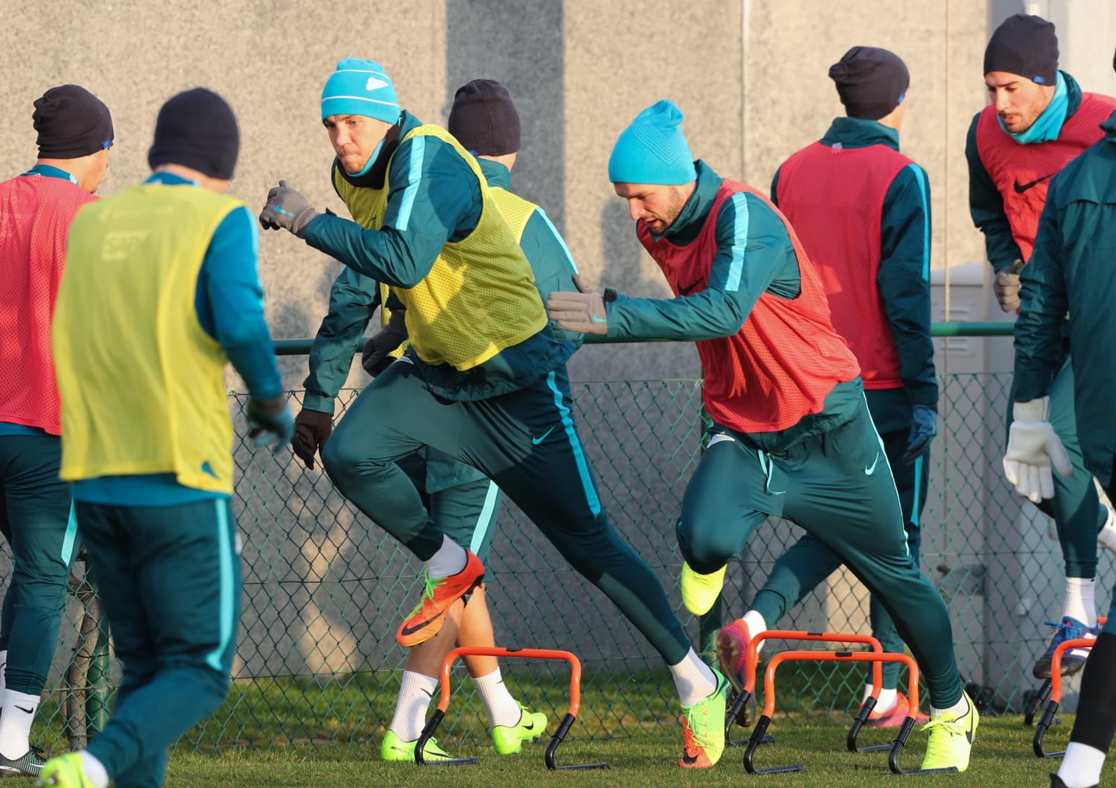 Третьи «Газпром»-тренировочные сборы в Бельгии: 13 февраля, вечерняя тренировка