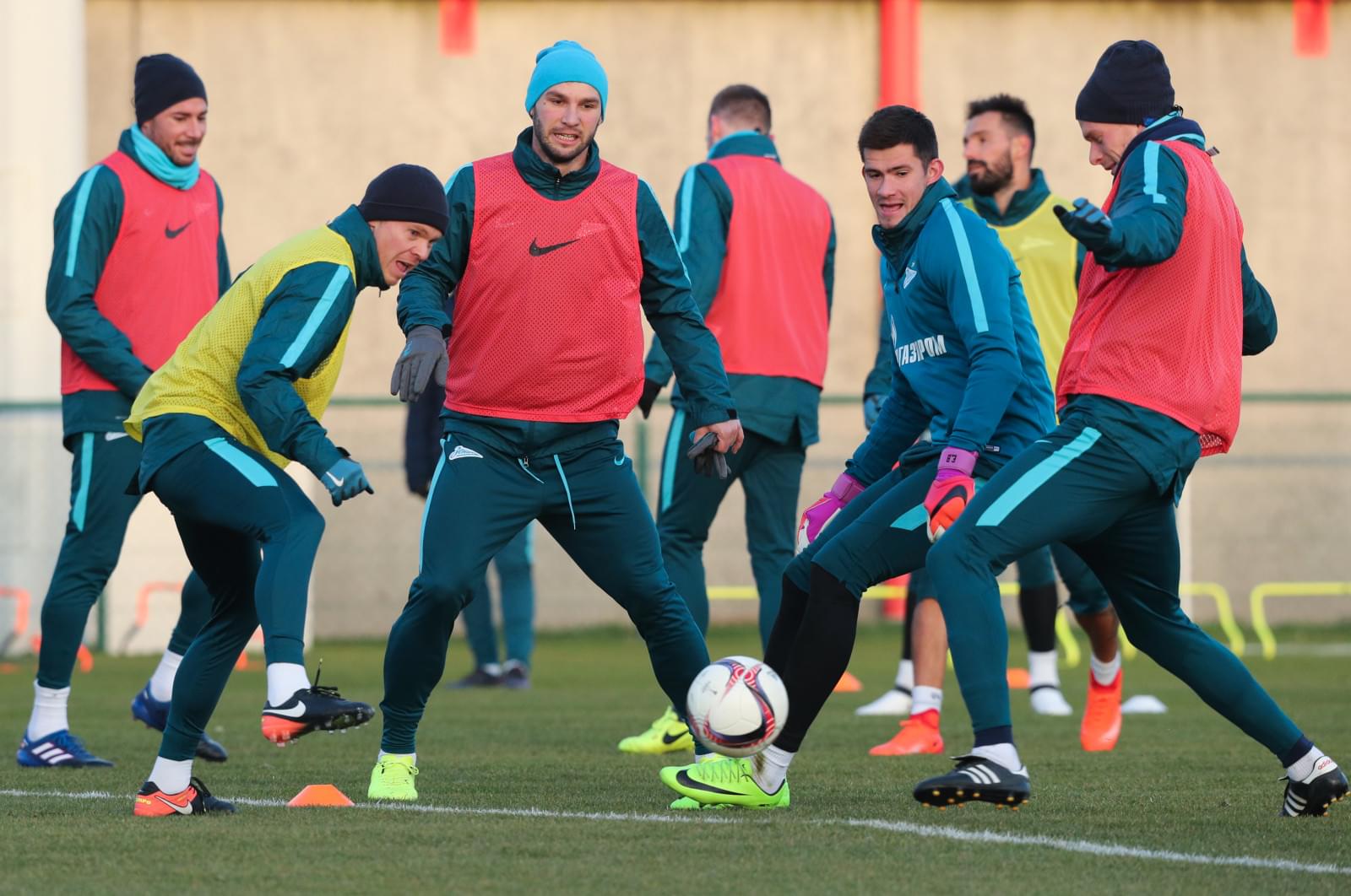 Третьи «Газпром»-тренировочные сборы в Бельгии: 13 февраля, вечерняя тренировка