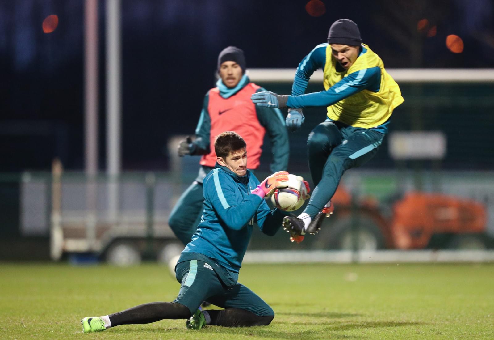 Третьи «Газпром»-тренировочные сборы в Бельгии: 13 февраля, вечерняя тренировка