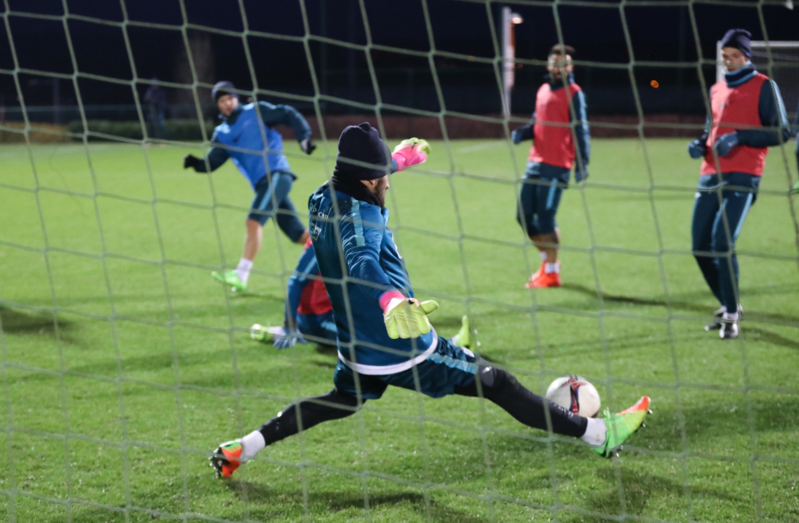 Третьи «Газпром»-тренировочные сборы в Бельгии: 13 февраля, вечерняя тренировка