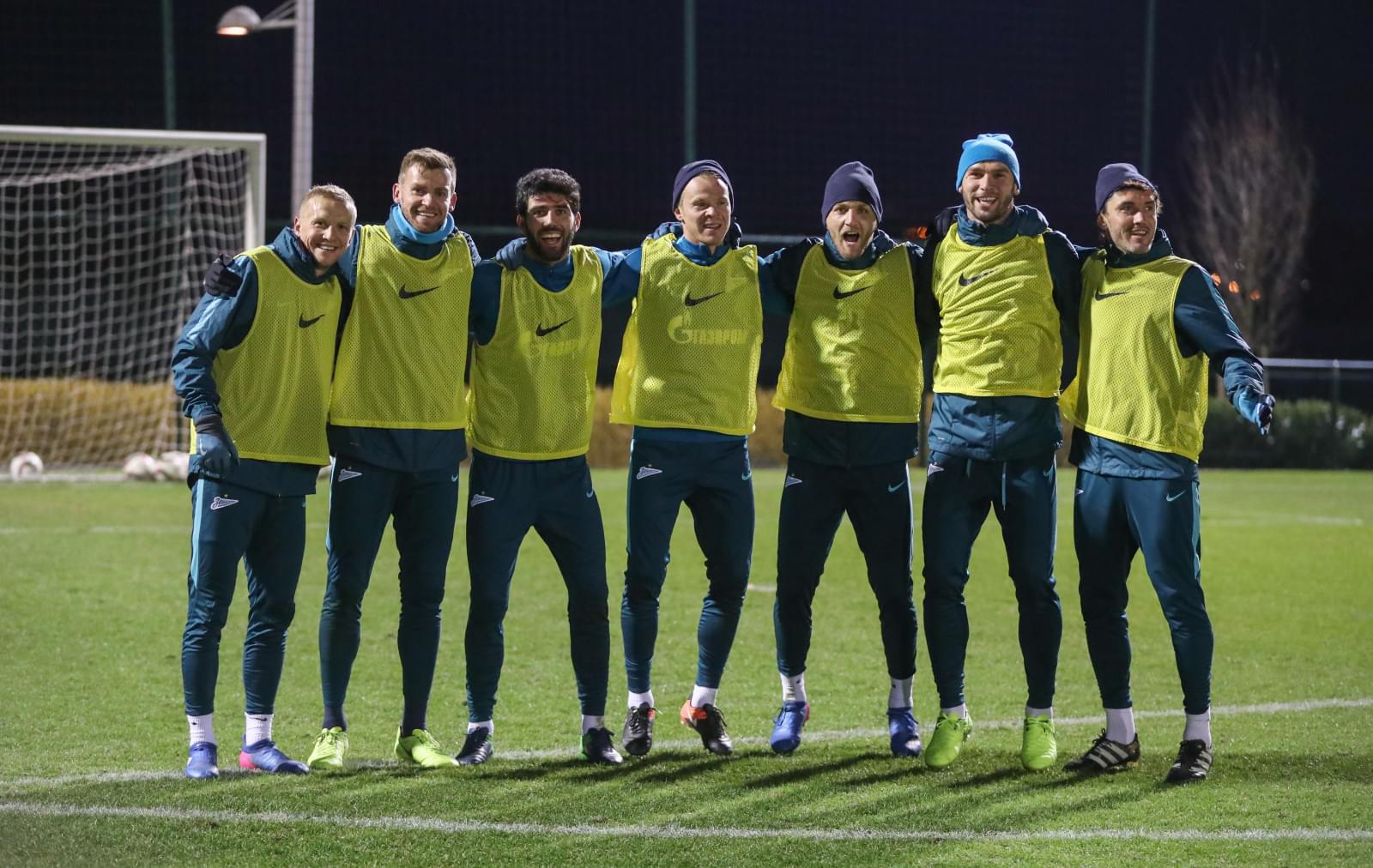 Третьи «Газпром»-тренировочные сборы в Бельгии: 13 февраля, вечерняя тренировка