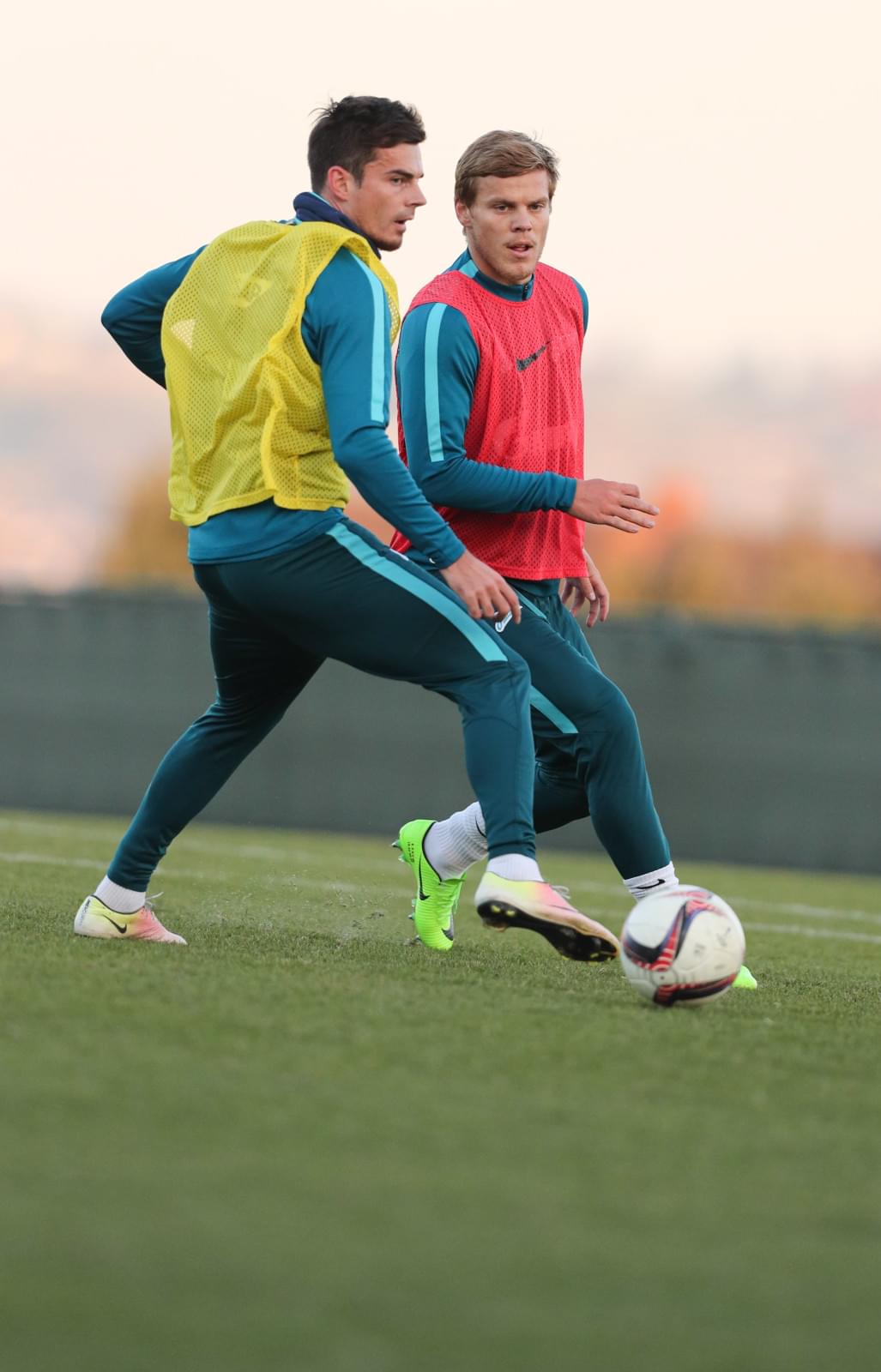 Третьи «Газпром»-тренировочные сборы в Бельгии: 14 февраля, вечерняя тренировка