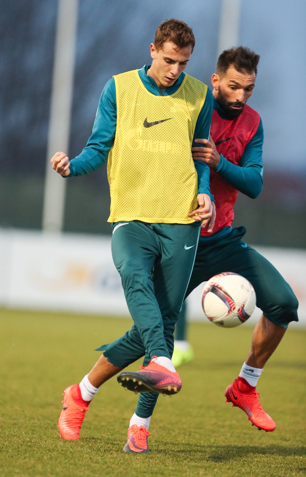 Третьи «Газпром»-тренировочные сборы в Бельгии: 14 февраля, вечерняя тренировка