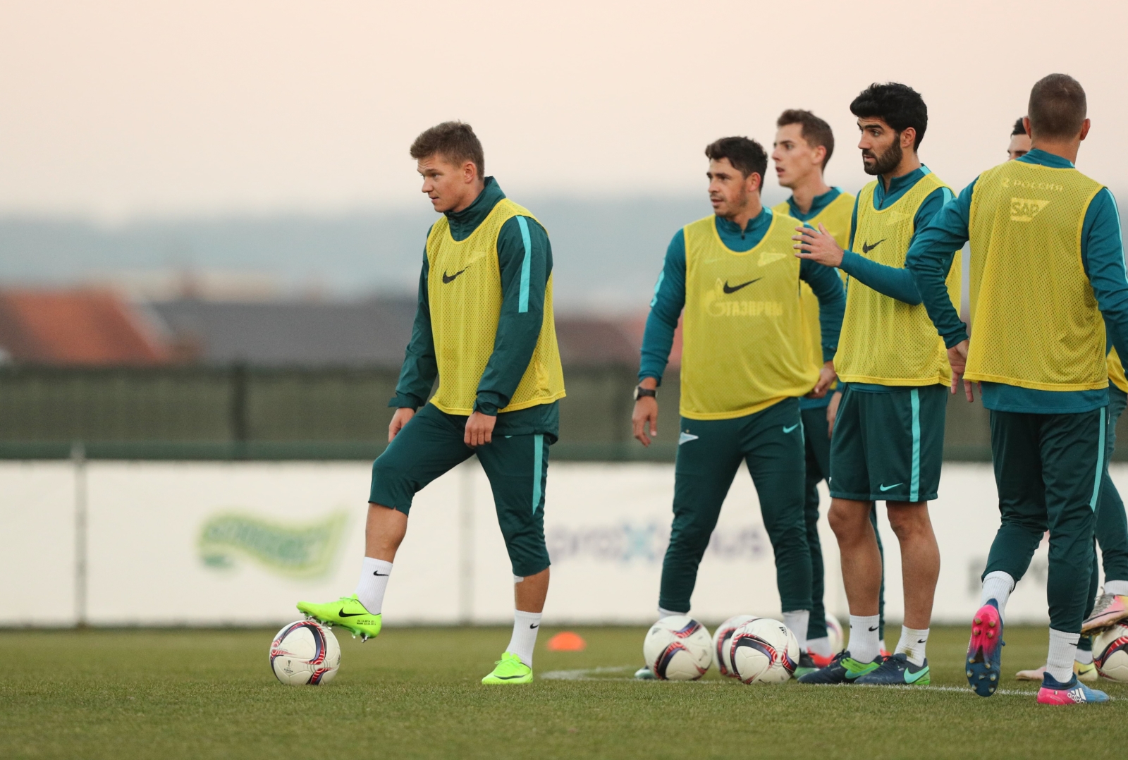 Третьи «Газпром»-тренировочные сборы в Бельгии: 14 февраля, вечерняя тренировка