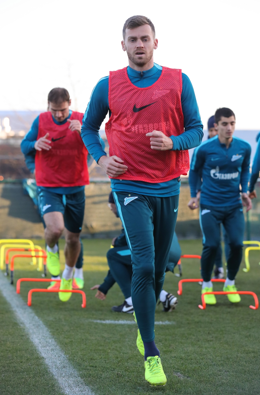 Третьи «Газпром»-тренировочные сборы в Бельгии: 14 февраля, вечерняя тренировка