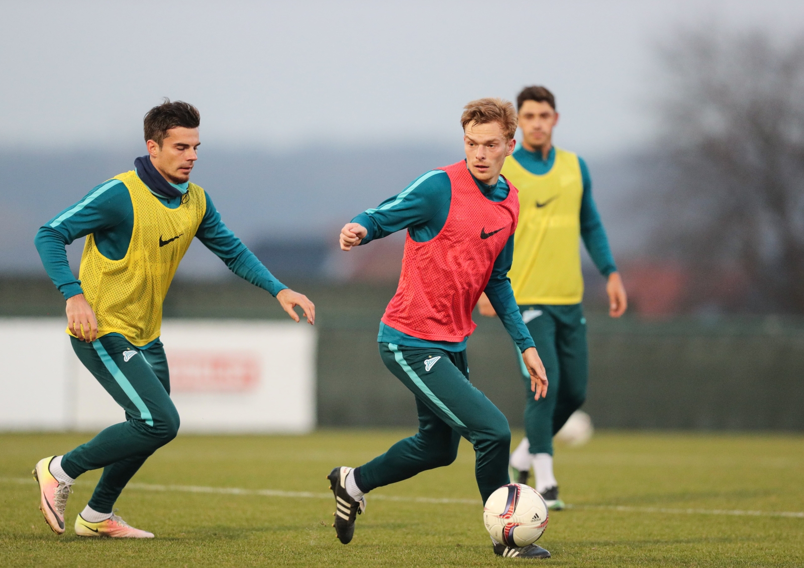 Третьи «Газпром»-тренировочные сборы в Бельгии: 14 февраля, вечерняя тренировка